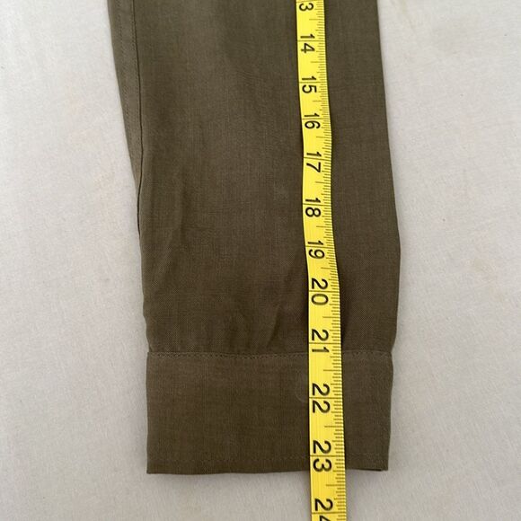 Club Mónaco Women's Green Bomber Moto Lightweight Zip Front Jacket Size M - Picture 13 of 14